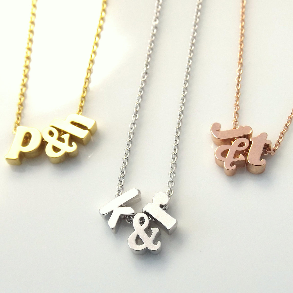 Two alphabet store pendant