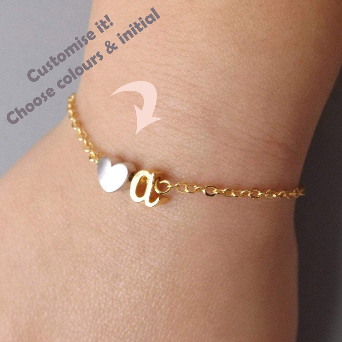 Personalized Name Bracelet - 16K Gold, Silver and Rose Gold Plated Silver / 03
